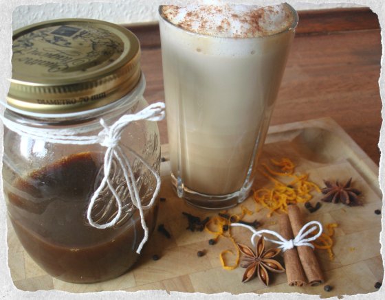 Chai latte made with chai concentrate